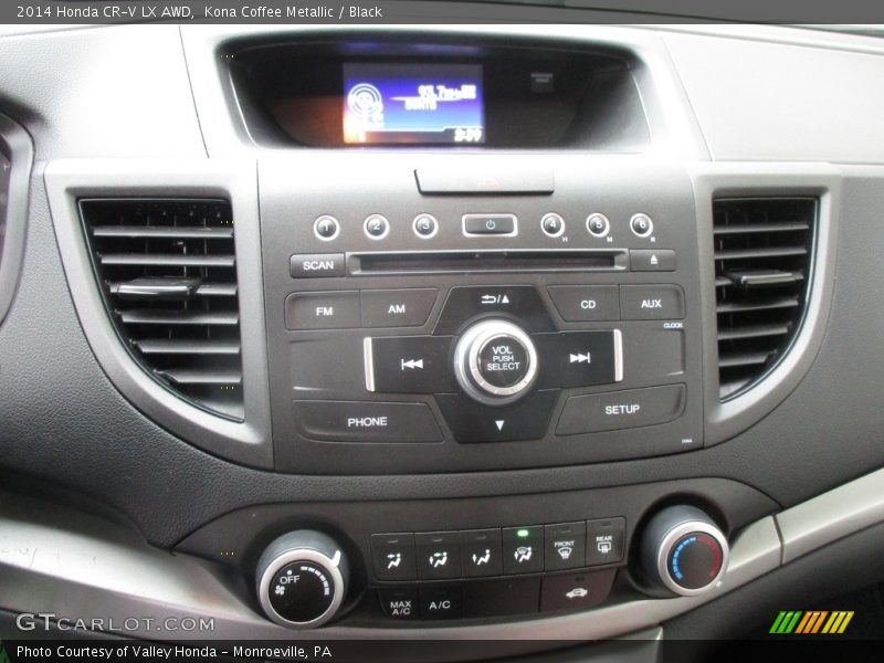 Kona Coffee Metallic / Black 2014 Honda CR-V LX AWD