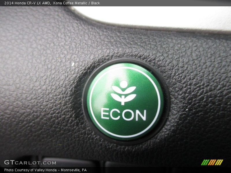Kona Coffee Metallic / Black 2014 Honda CR-V LX AWD