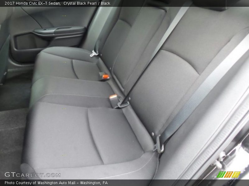 Crystal Black Pearl / Black 2017 Honda Civic EX-T Sedan