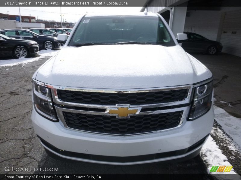 Iridescent Pearl Tricoat / Cocoa/Dune 2017 Chevrolet Tahoe LT 4WD