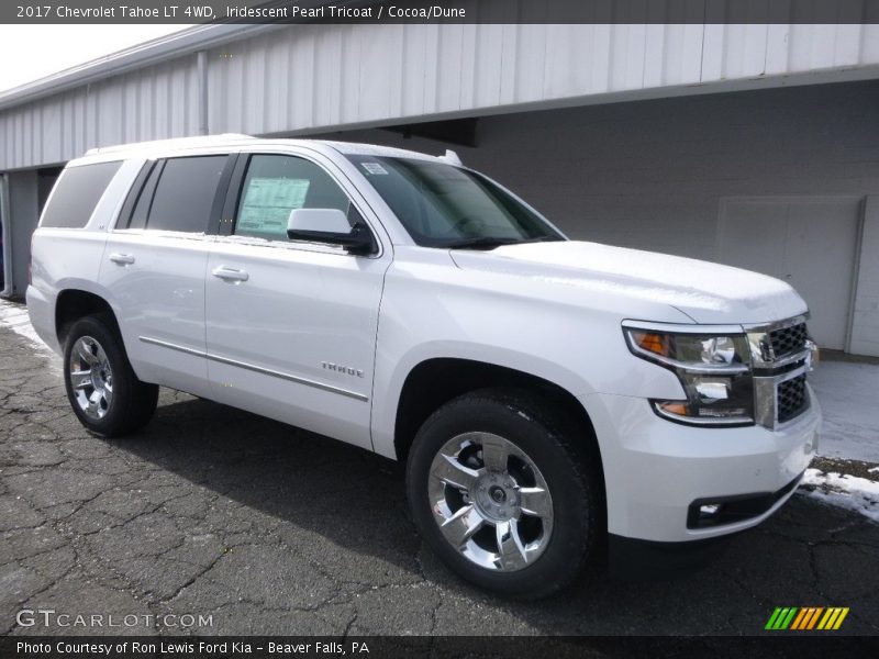 Iridescent Pearl Tricoat / Cocoa/Dune 2017 Chevrolet Tahoe LT 4WD