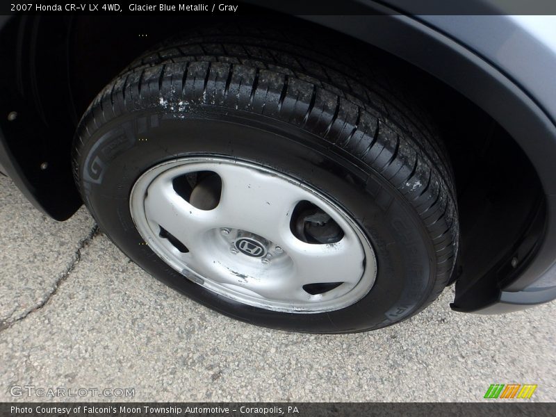 Glacier Blue Metallic / Gray 2007 Honda CR-V LX 4WD