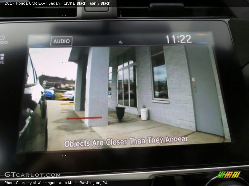 Crystal Black Pearl / Black 2017 Honda Civic EX-T Sedan