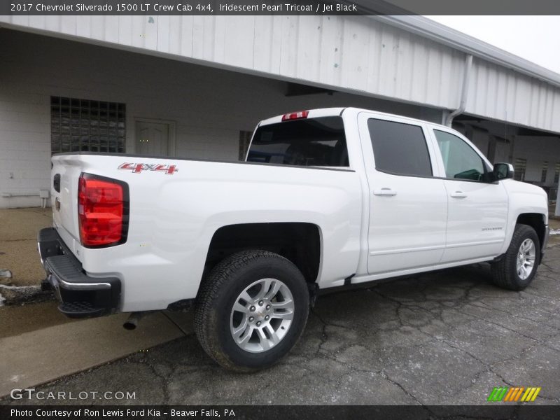Iridescent Pearl Tricoat / Jet Black 2017 Chevrolet Silverado 1500 LT Crew Cab 4x4