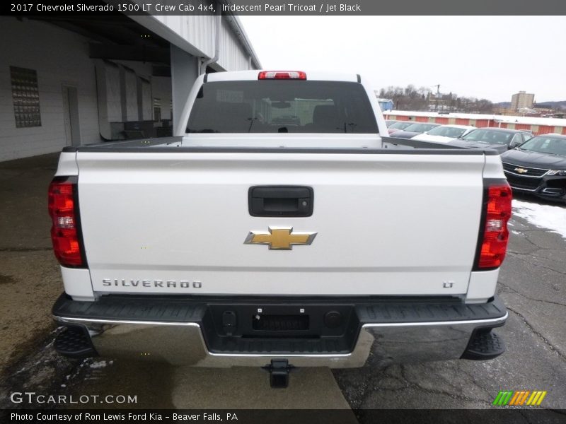 Iridescent Pearl Tricoat / Jet Black 2017 Chevrolet Silverado 1500 LT Crew Cab 4x4