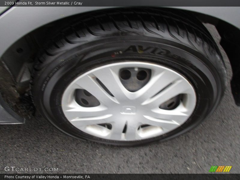 Storm Silver Metallic / Gray 2009 Honda Fit