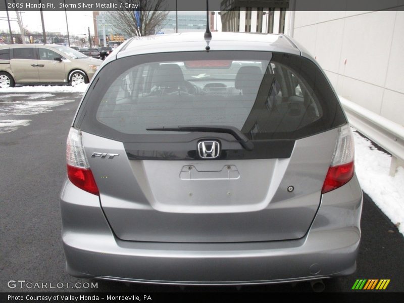 Storm Silver Metallic / Gray 2009 Honda Fit