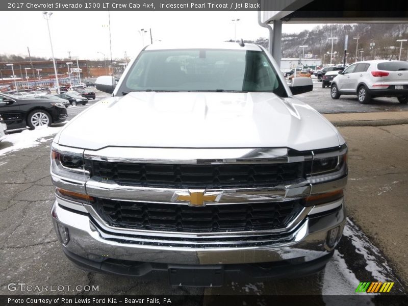 Iridescent Pearl Tricoat / Jet Black 2017 Chevrolet Silverado 1500 LT Crew Cab 4x4