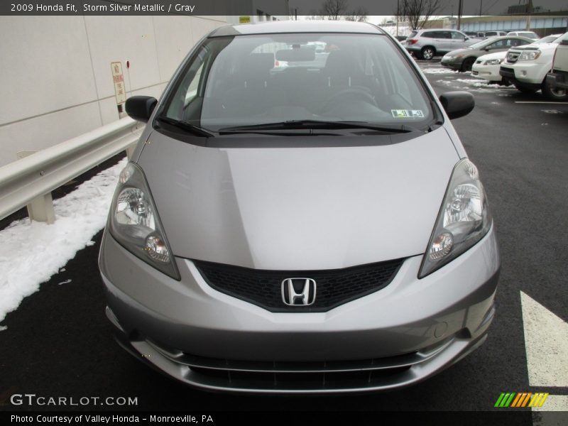 Storm Silver Metallic / Gray 2009 Honda Fit