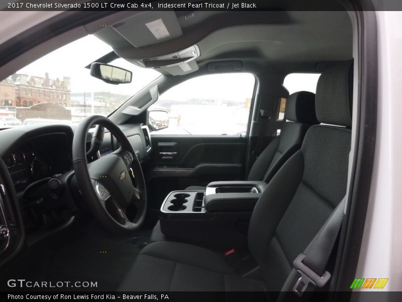 Iridescent Pearl Tricoat / Jet Black 2017 Chevrolet Silverado 1500 LT Crew Cab 4x4