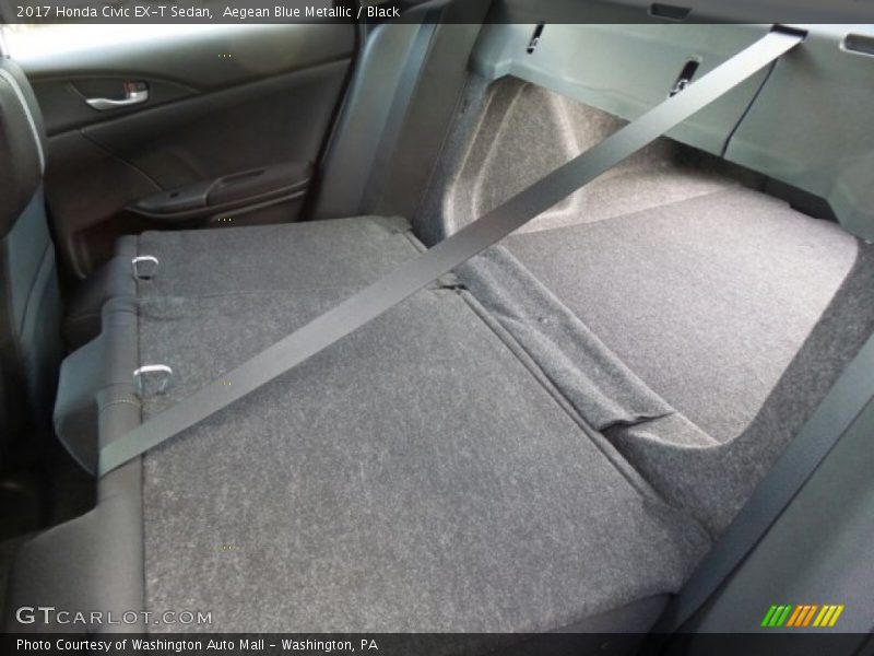 Aegean Blue Metallic / Black 2017 Honda Civic EX-T Sedan