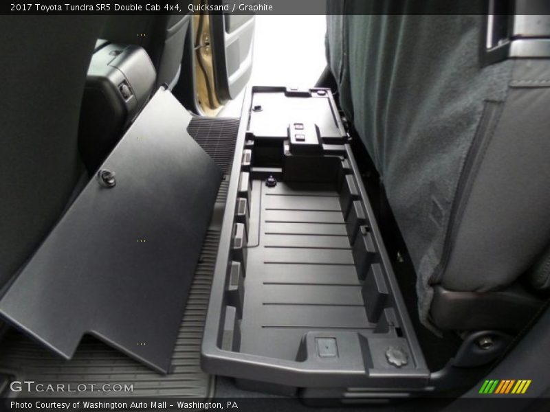 Rear Seat of 2017 Tundra SR5 Double Cab 4x4