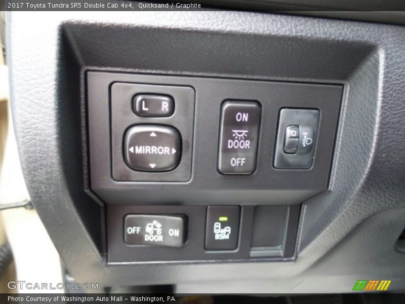 Controls of 2017 Tundra SR5 Double Cab 4x4