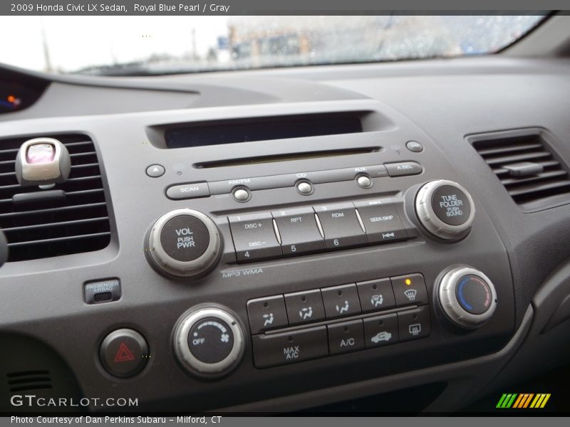 Royal Blue Pearl / Gray 2009 Honda Civic LX Sedan