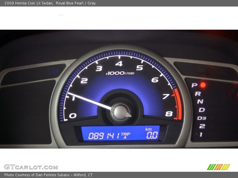 Royal Blue Pearl / Gray 2009 Honda Civic LX Sedan