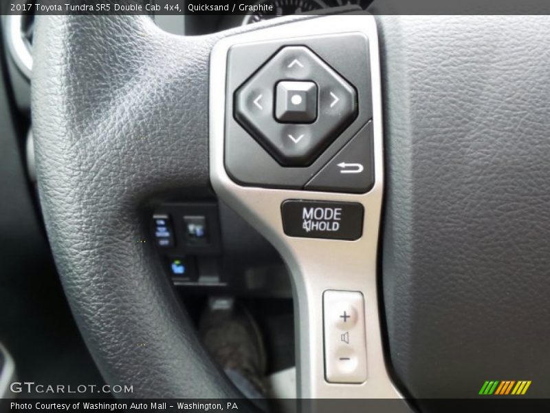 Controls of 2017 Tundra SR5 Double Cab 4x4