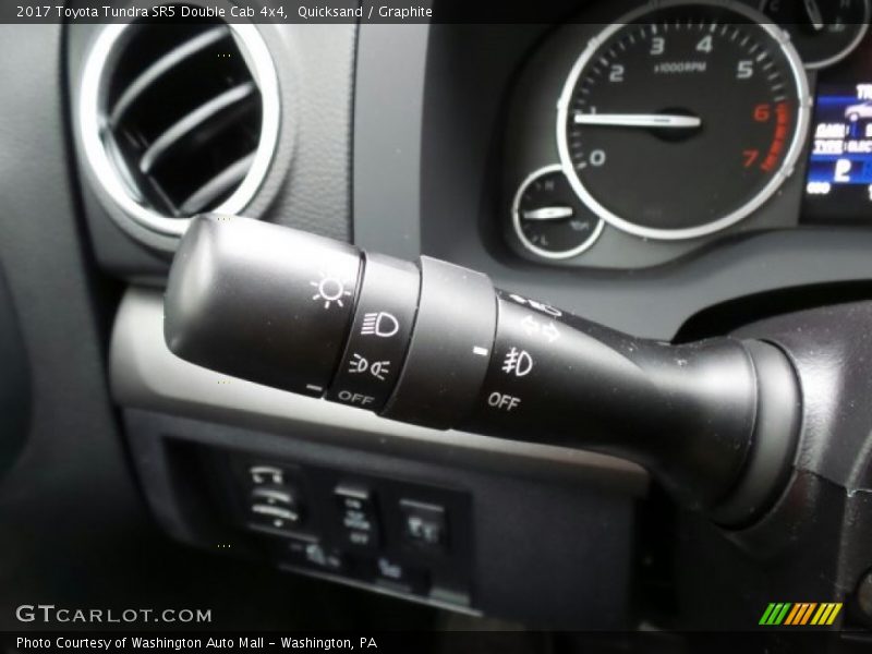 Controls of 2017 Tundra SR5 Double Cab 4x4