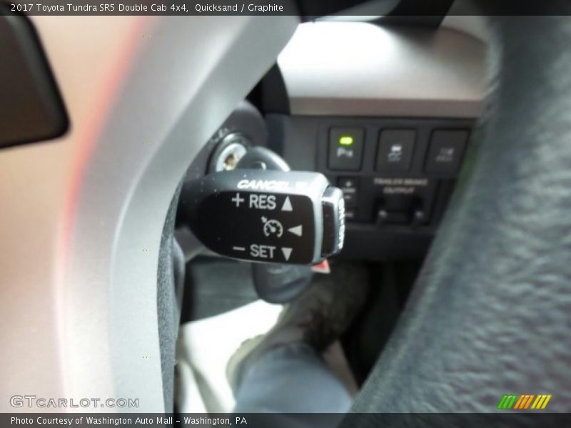 Controls of 2017 Tundra SR5 Double Cab 4x4