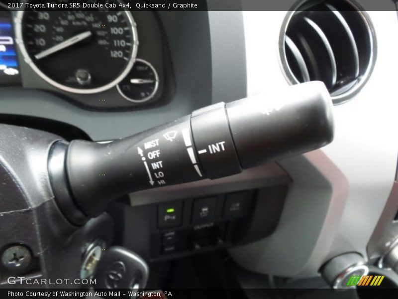Controls of 2017 Tundra SR5 Double Cab 4x4