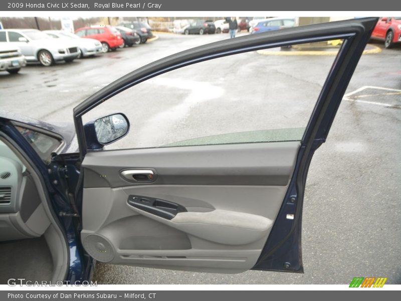 Royal Blue Pearl / Gray 2009 Honda Civic LX Sedan