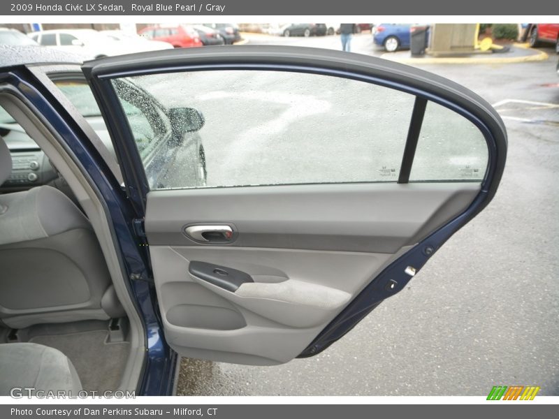 Royal Blue Pearl / Gray 2009 Honda Civic LX Sedan