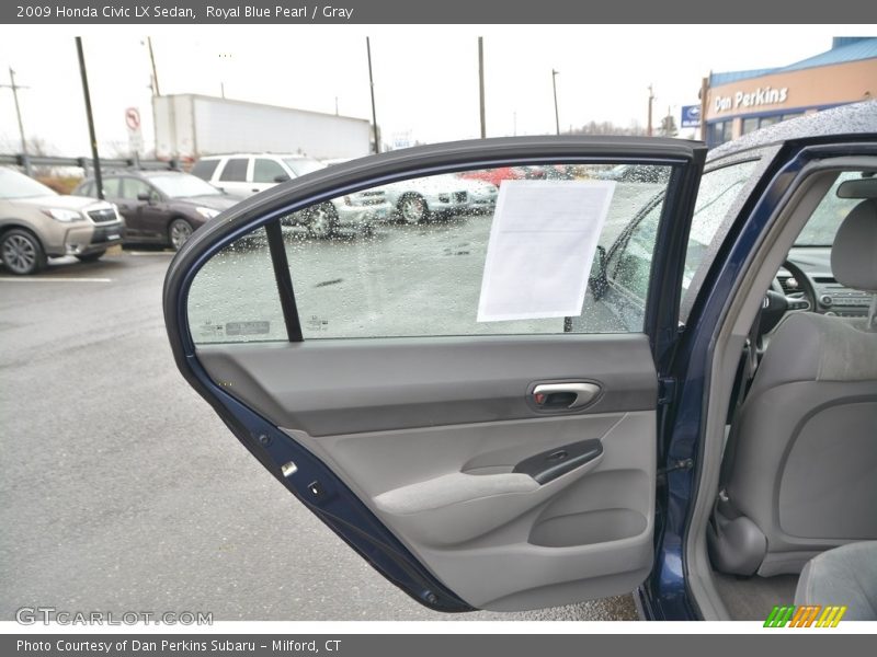 Royal Blue Pearl / Gray 2009 Honda Civic LX Sedan