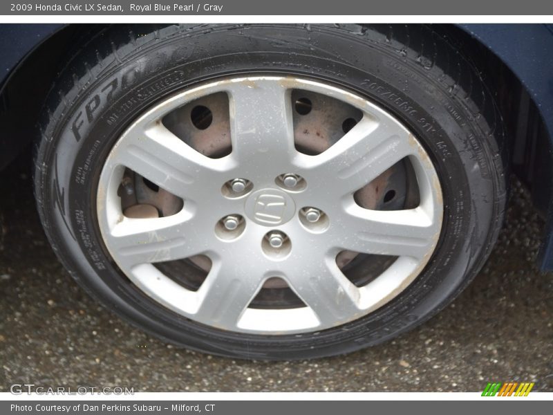 Royal Blue Pearl / Gray 2009 Honda Civic LX Sedan