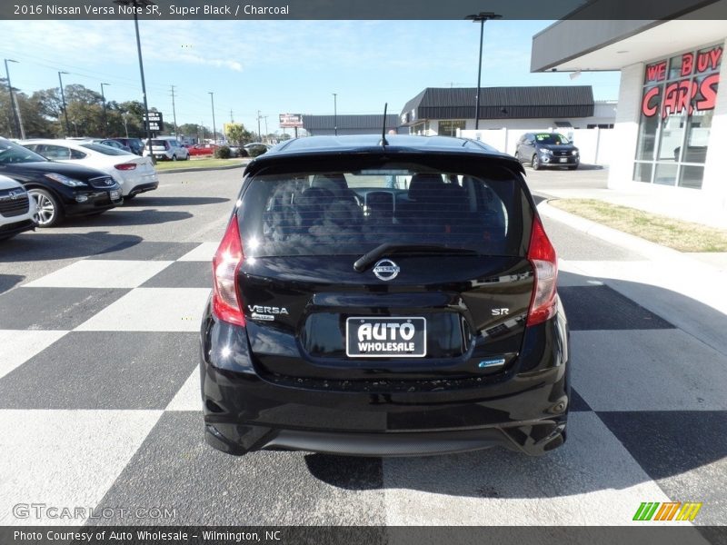 Super Black / Charcoal 2016 Nissan Versa Note SR