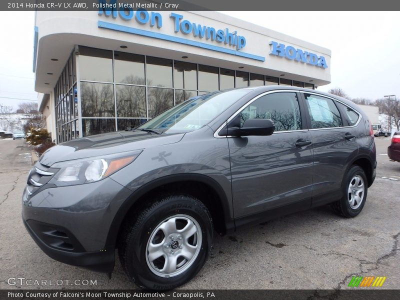 Polished Metal Metallic / Gray 2014 Honda CR-V LX AWD