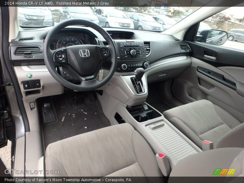 Polished Metal Metallic / Gray 2014 Honda CR-V LX AWD
