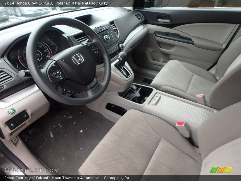 Polished Metal Metallic / Gray 2014 Honda CR-V LX AWD