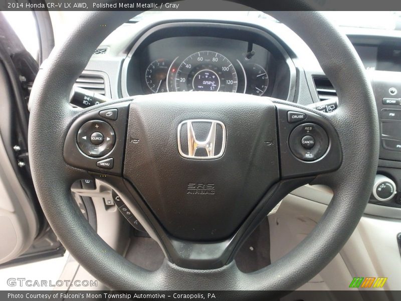 Polished Metal Metallic / Gray 2014 Honda CR-V LX AWD