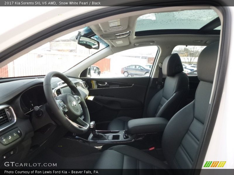  2017 Sorento SXL V6 AWD Black Interior