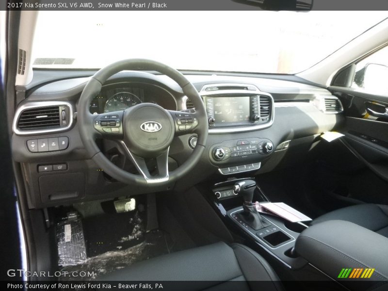  2017 Sorento SXL V6 AWD Black Interior
