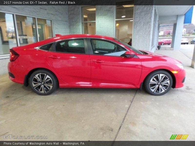Rallye Red / Black 2017 Honda Civic EX-T Sedan