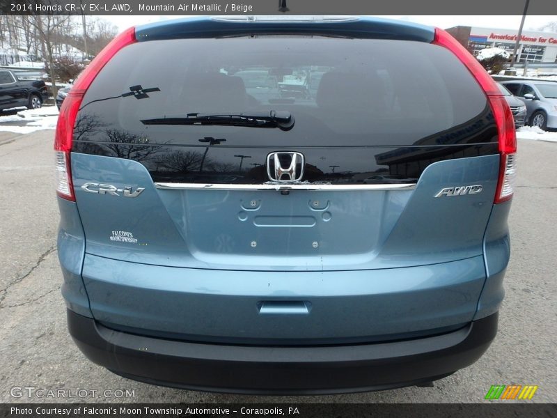 Mountain Air Metallic / Beige 2014 Honda CR-V EX-L AWD