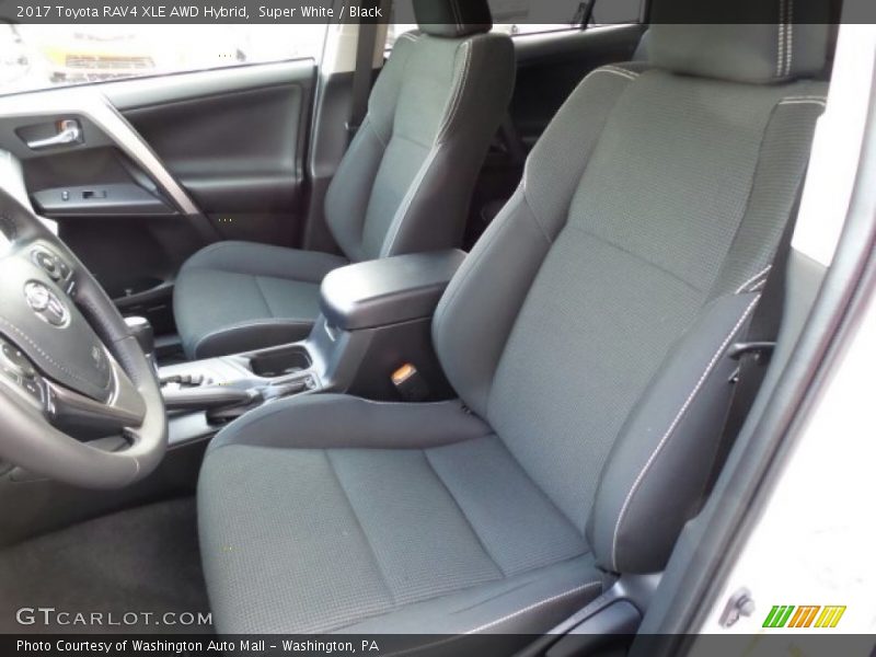 Super White / Black 2017 Toyota RAV4 XLE AWD Hybrid