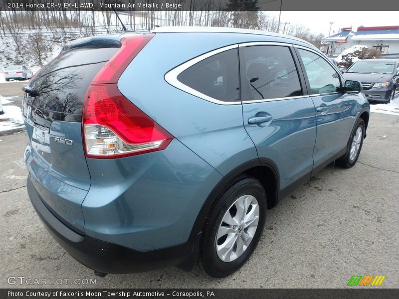 Mountain Air Metallic / Beige 2014 Honda CR-V EX-L AWD