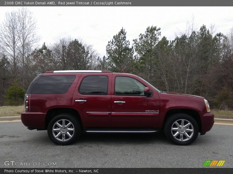 Red Jewel Tintcoat / Cocoa/Light Cashmere 2008 GMC Yukon Denali AWD