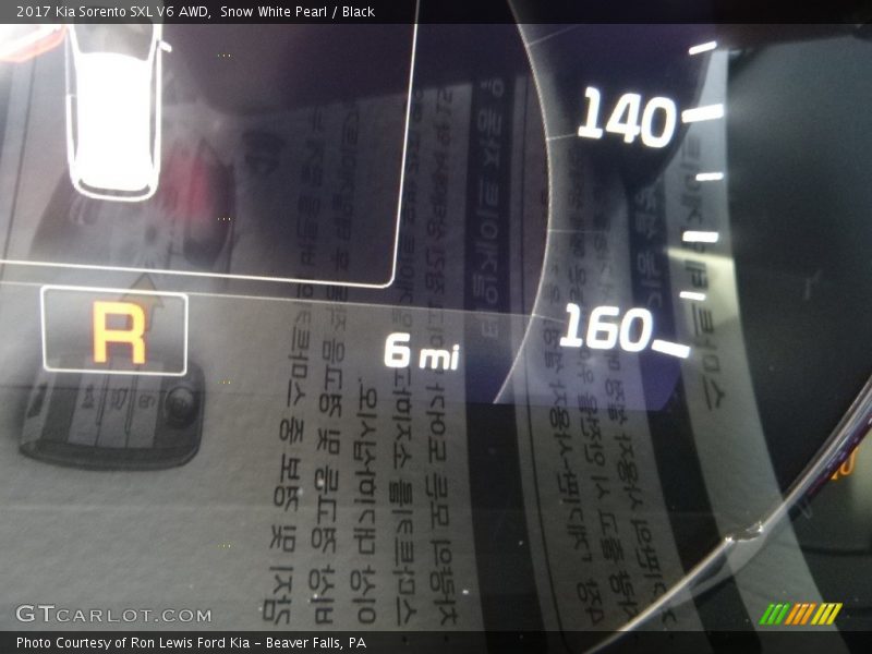 Snow White Pearl / Black 2017 Kia Sorento SXL V6 AWD