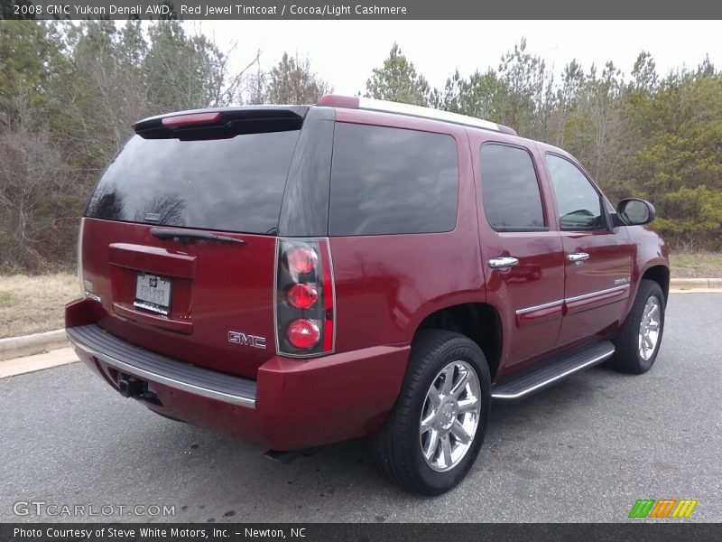 Red Jewel Tintcoat / Cocoa/Light Cashmere 2008 GMC Yukon Denali AWD