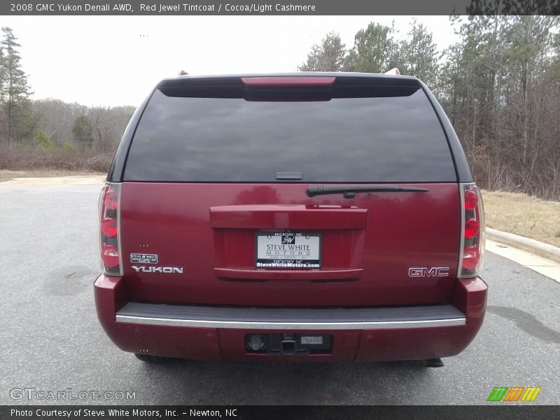 Red Jewel Tintcoat / Cocoa/Light Cashmere 2008 GMC Yukon Denali AWD