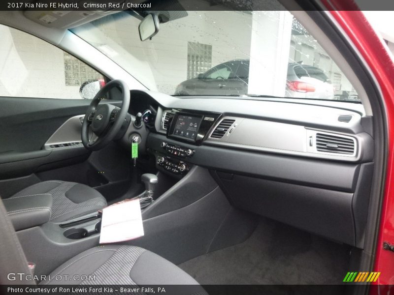 Crimson Red / Charcoal 2017 Kia Niro FE Hybrid