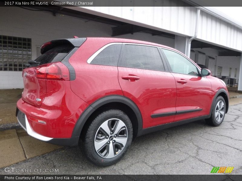 Crimson Red / Charcoal 2017 Kia Niro FE Hybrid