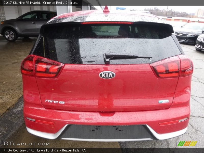 Crimson Red / Charcoal 2017 Kia Niro FE Hybrid