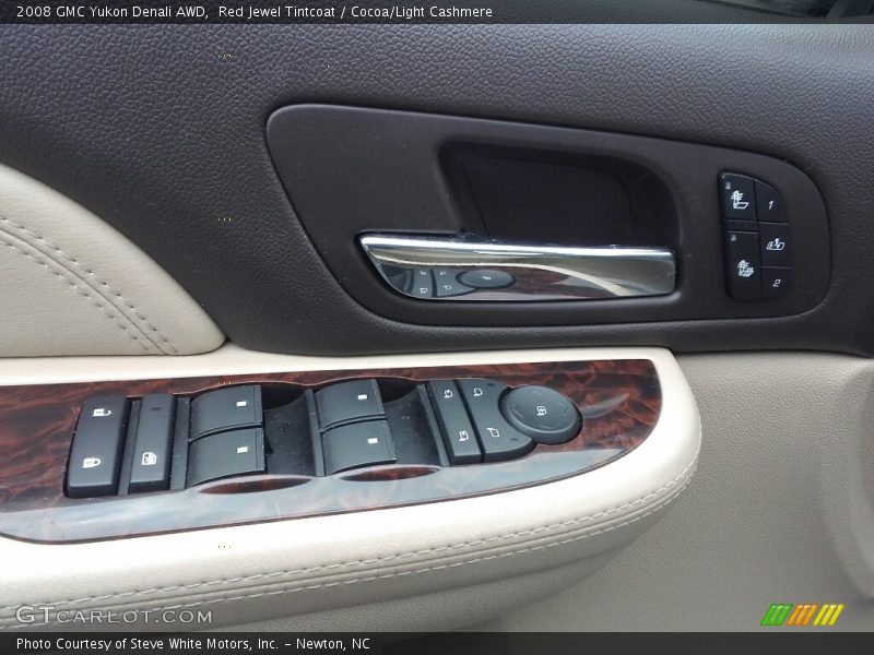 Red Jewel Tintcoat / Cocoa/Light Cashmere 2008 GMC Yukon Denali AWD