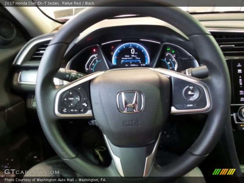 Rallye Red / Black 2017 Honda Civic EX-T Sedan
