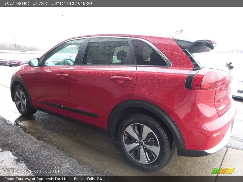 Crimson Red / Charcoal 2017 Kia Niro FE Hybrid