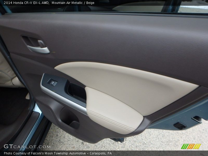 Mountain Air Metallic / Beige 2014 Honda CR-V EX-L AWD