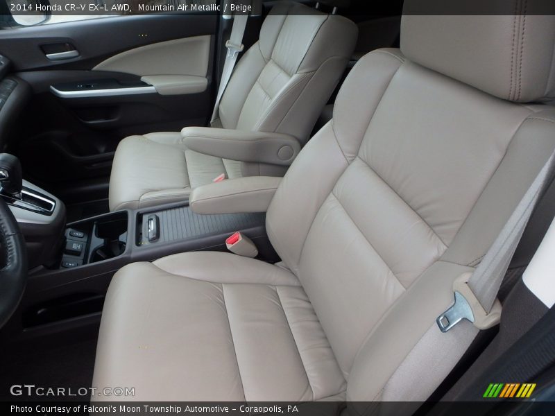 Mountain Air Metallic / Beige 2014 Honda CR-V EX-L AWD
